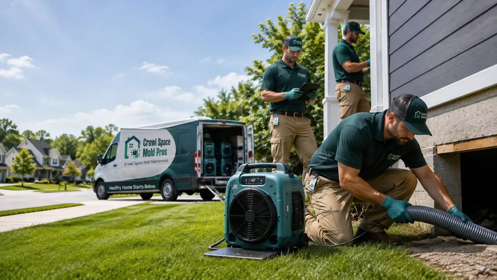 Crawl Space Mold Removal in Gibson, PA